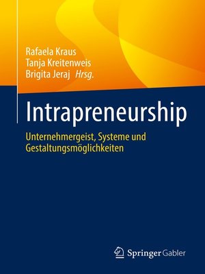 cover image of Intrapreneurship